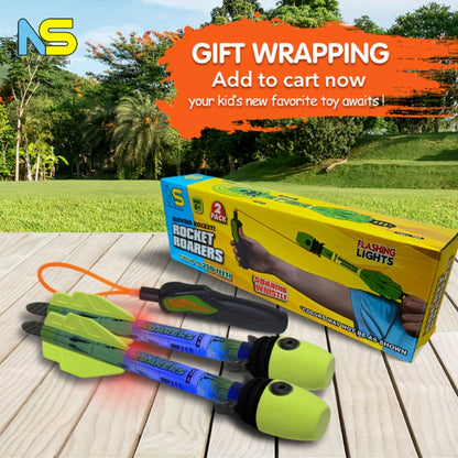 LED Rocket Launcher Toy for Kids, Soars Up to 250 Feet with the Listed Color, Size or Set Options for Everyday Use