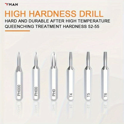 142-in-1 Electric Precision Screwdriver Tool Kit, Rechargeable Cordless Electric Screwdriver with 120 Bits & 22 Tools