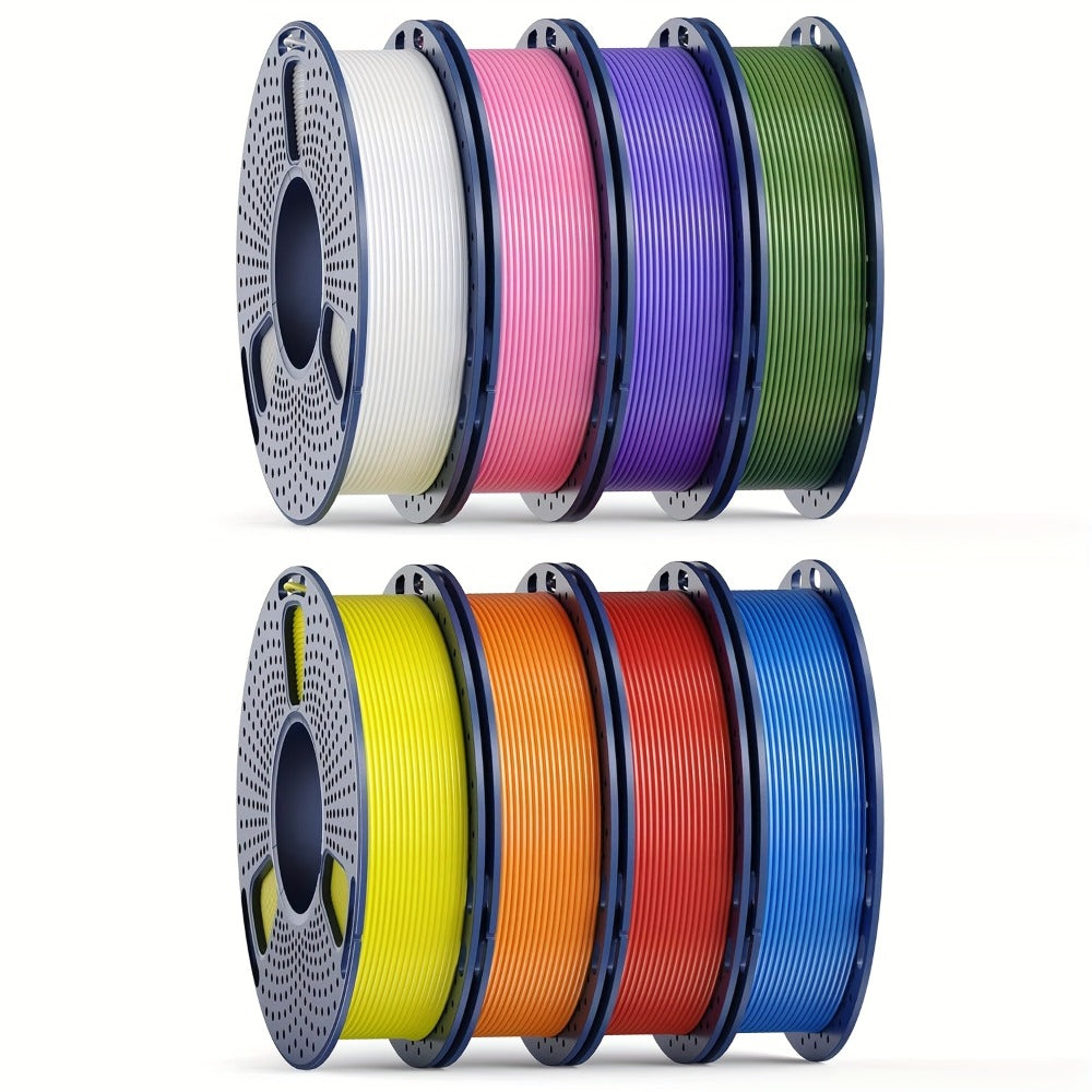3D Printer Filament SUNLU PLA 1.75mm Eight-Roll Bundle with 250g Spools and Eight Color Options