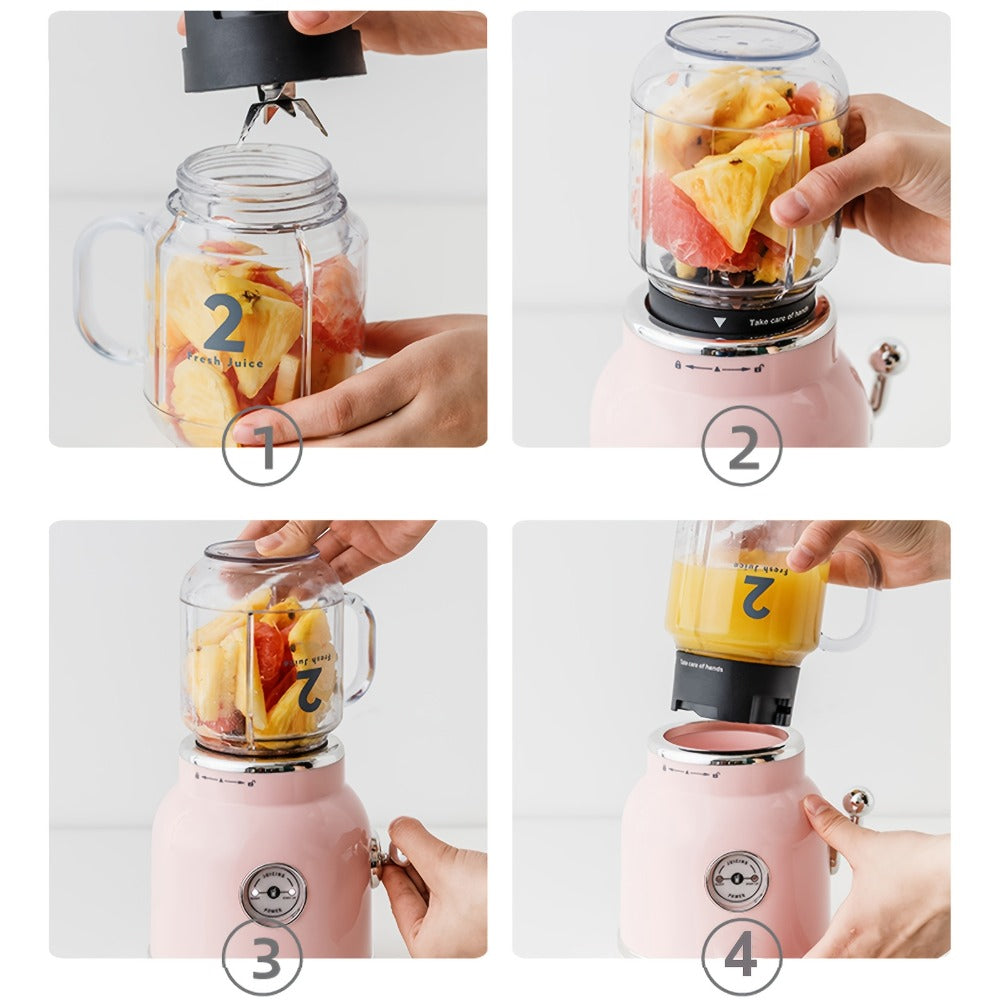 Personal Blender for Smoothies & Shakes - 20.3 oz Tritan Travel Cup with Lid, Portable Single Serve Smoothie Blender