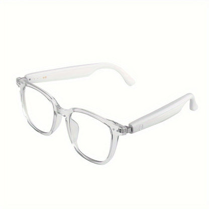 Smart Glasses Photochromic Bluetooth Audio Eyewear with Magnetic Charging and Four Frame Color Options
