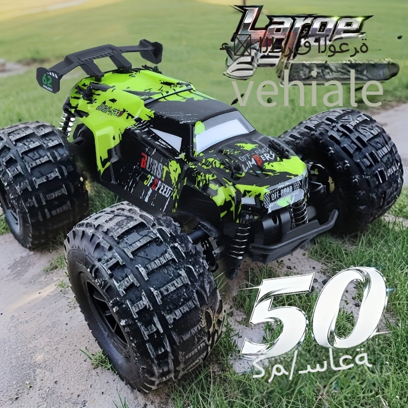 Dual Shell Ultra Large RC Off-Road Truck with Full Proportional Drift Control Extreme Grip Tires & High Speed