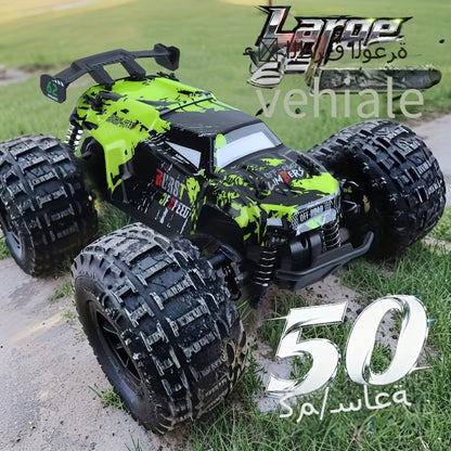 Dual Shell Ultra Large RC Off-Road Truck with Full Proportional Drift Control Extreme Grip Tires & High Speed