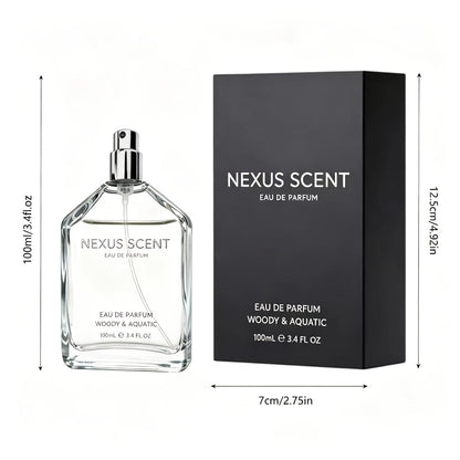 Men's Cologne Spray 3.4oz EDT Limited Edition Black & Red Temptation Fresh Woody Aromatic Fragrance Gift for Him