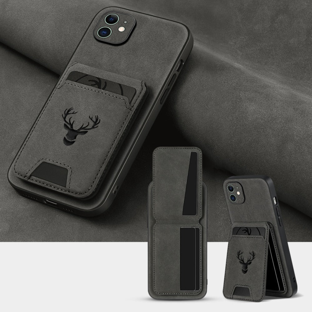 Wallet Phone Case for iPhone 16 Pro Max 16 Pro 16 Plus 16 15 14 13 12 11 Series Luxury PU Leather Flip Cover Card Holder Kickstand Magnetic