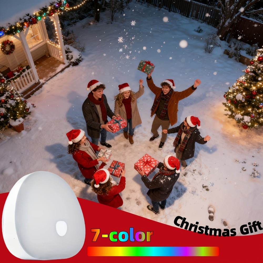 White Noise Machine with RGB Smart Light, Portable USB Rechargeable Sleep Aid, 1200mAh Battery, Touch Control