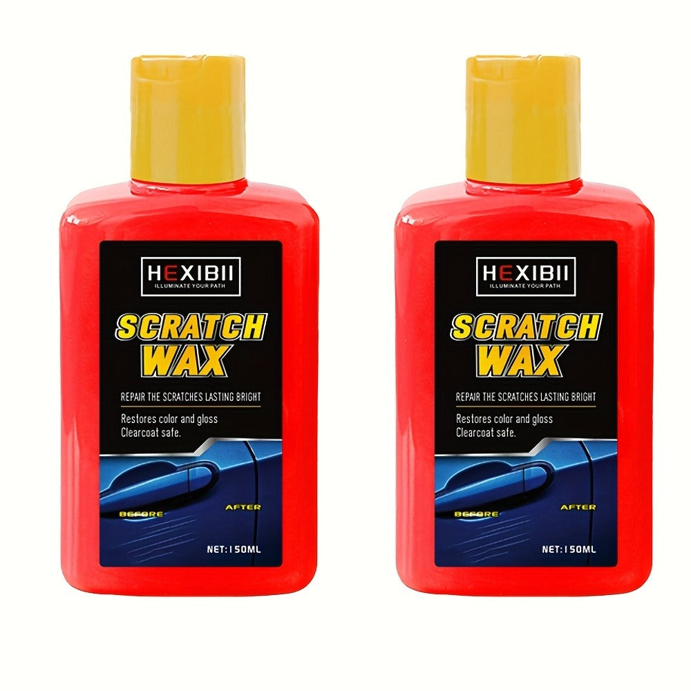 Car Scratch Remover Paste Kit – Clear Coat Scratch Eraser for Light Surface Marks & Swirl Marks, Car Paint Repair Paste | 150ml or 2-Bottle