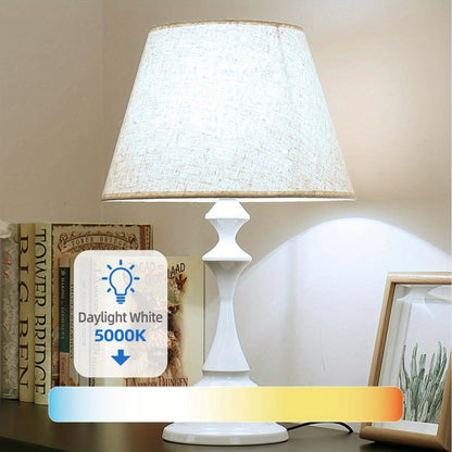 A19 LED Light Bulbs 60 Watt Equivalent, 5000K Daylight White E26 Base, 800 Lumens 9W Energy Efficient Bulb, 80+ CRI 15000 Hours Long Life