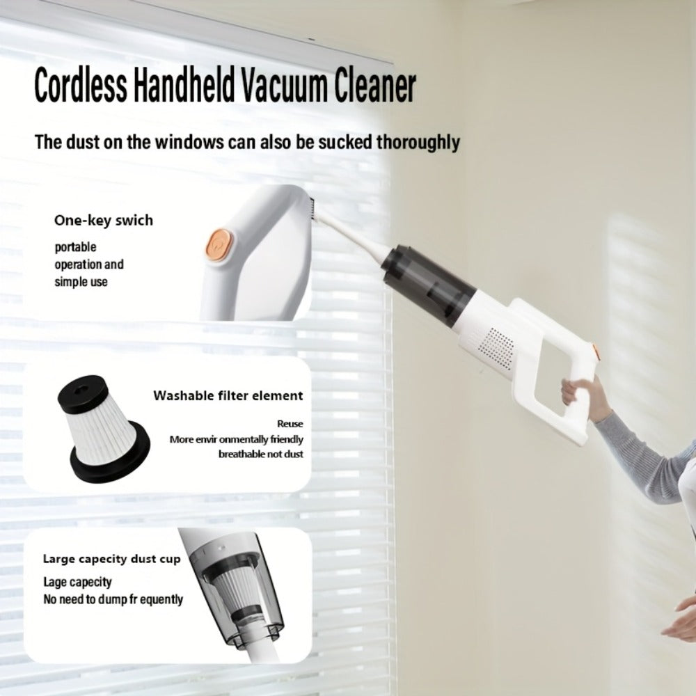 Handheld Vacuum Cleaner 5-in-1 Stick and Mop System with Wet-Dry Floor Brush and 45-Minute Runtime