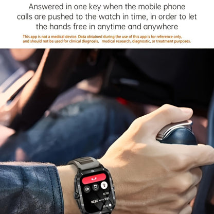 Smartwatch Illumination Light K33 Khaki – Full Touch, 100+ Sport Modes, Wireless Calling, Music Playback, Remote Camera, Weather