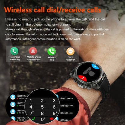 Smartwatch GPS NFC for Men – AI Voice Calling, 360×360 HD Screen, Built-in Compass, Motion Trajectory, Heart Rate Sleep Fitness