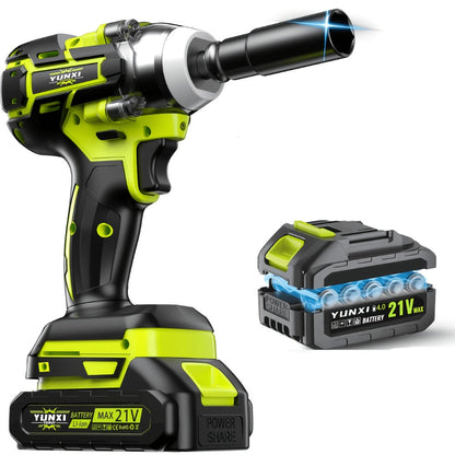 Cordless Impact Wrench Brushless Motor 3-in-1 High Torque, Rechargeable Battery, Design, Variable Speed