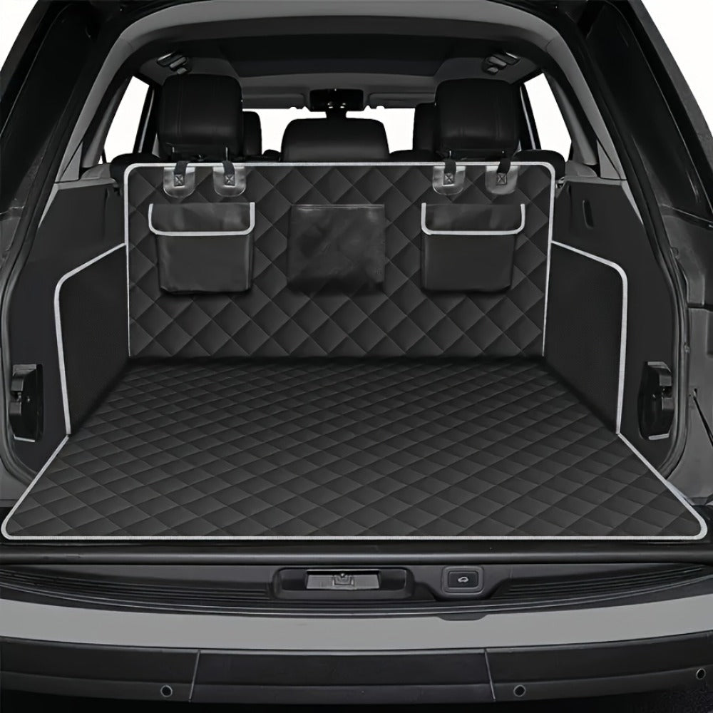 Car Trunk Mat with Storage Bag, Anti-Slip Pet Cargo Pad & Vehicle Trunk Protection Liner, Waterproof Non-Slip Bottom
