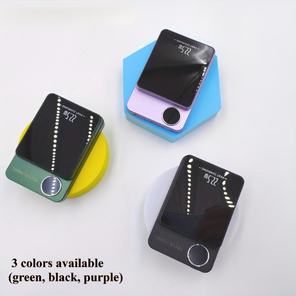 Power Bank Magnetic 5000mAh or 10000mAh with 15W Wireless Charging and LED Indicator in Three Colors