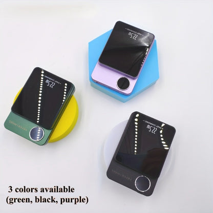 Power Bank Magnetic 5000mAh or 10000mAh with 15W Wireless Charging and LED Indicator in Three Colors