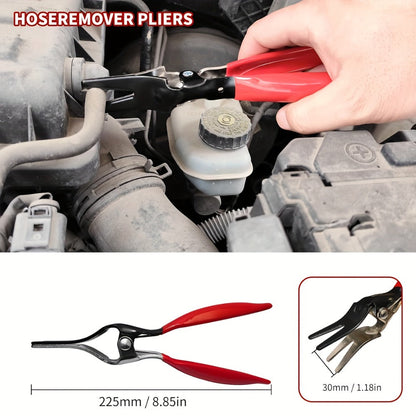 Fuel Line Pliers Set 8pcs Heavy Duty – Auto Fuel System Repair Kit with 80° Disconnect Pliers, Hose Clamp Pliers, Caliper & Filter Tool