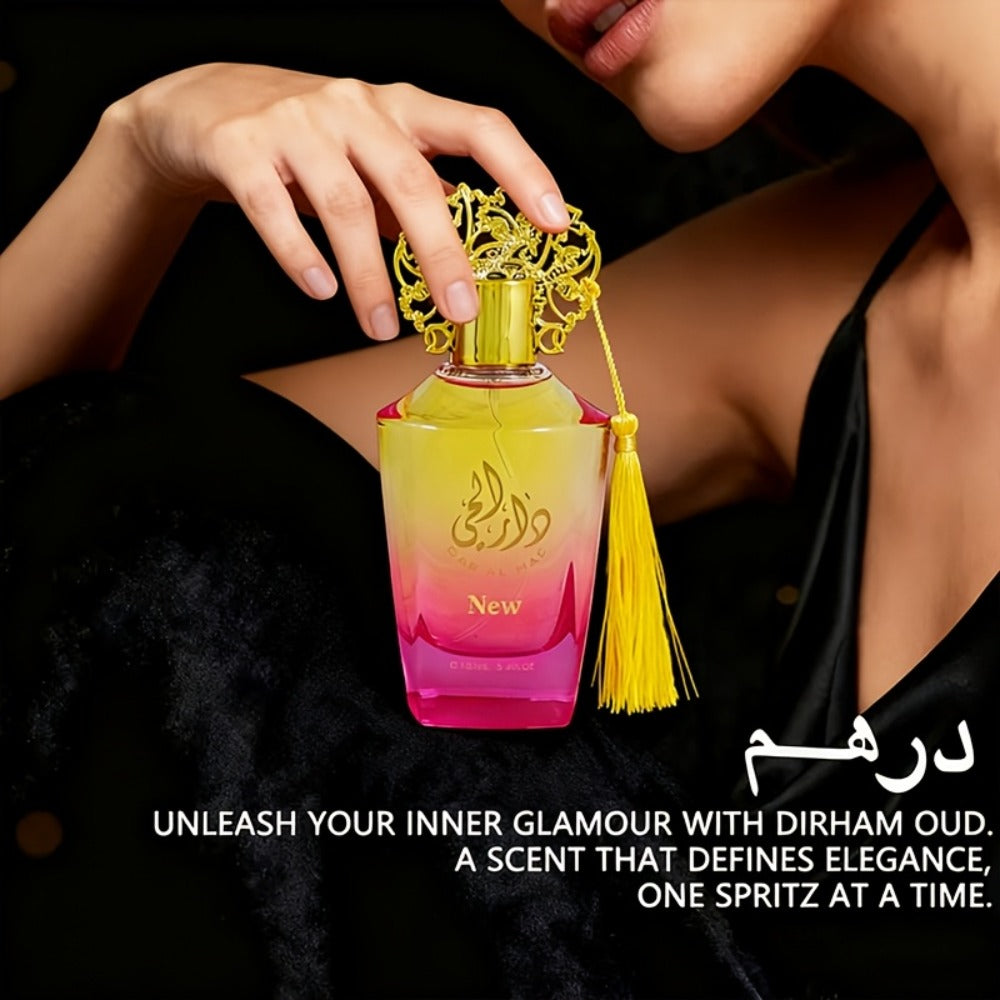 Women's Perfume Arabic Eau de Parfum 3.38 oz with Fruity Oriental Profile and Ornate Gold Bottle