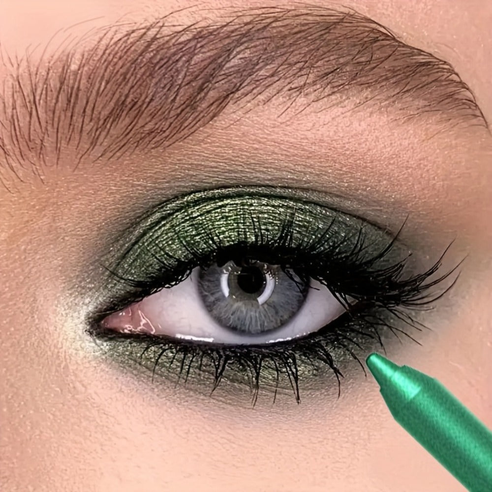 2-in-1 Eyeliner & Eyeshadow Pencil Set 12 Colors Matte Waterproof Smudge-Proof Blendable Eye, for Makeup, Travel and Everyday Vanity Use