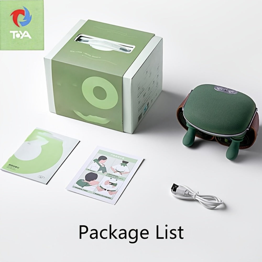 Electric Massager 4pcs Set - Portable Acupressure Kneading Device with Powerful Brushless Motor for Neck Back for Home or Salon Spa Use