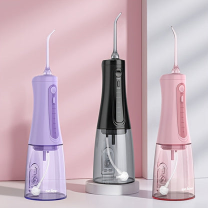 Water Flosser Cordless Oral Irrigator with Five Modes, Five Jet Tips, 1800mAh Battery and Pink or Black Options