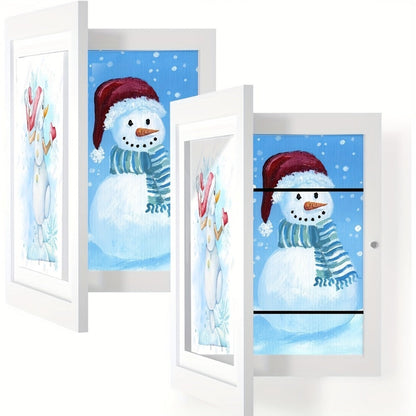 Kids Artwork Frame Front Opening Changeable 8.5x11 Children Art Display Picture Frame Holds for Entryways, Bedrooms and Living Spaces