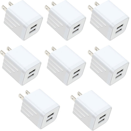 Dual Port USB Wall Charger 2.1A for an Everyday Personal Care Routine, with the Listed Configuration