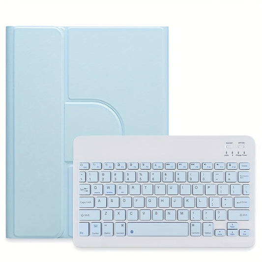 Blue Detachable Backlit Keyboard Folio for iPad 11th Gen A16 or 10th Gen 10.9-Inch with Pencil Holder