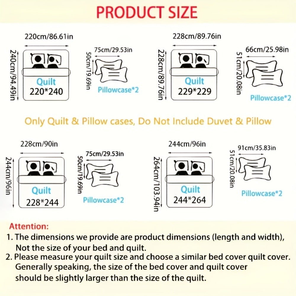 Quilt Set 3 Piece Lightweight Microfiber Bedspread with Pillow Shams – Coin Pattern Coverlet All Season Soft Bed Quilt Full Queen King