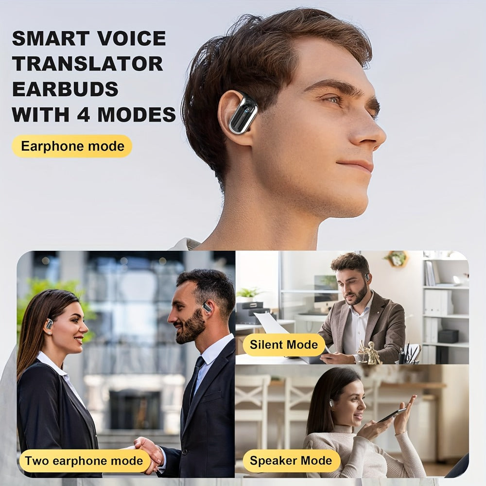 AI Translation Earbuds 144 Languages Real-Time Bluetooth 6.1 TWS Meeting Notes Noise Cancelling for an Everyday Personal Care Routine