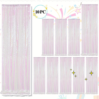 Sequin Backdrop Curtains 2FTx8FT Glitter Photography Background Panels for Party Wedding Birthday for an Everyday Personal Care Routine