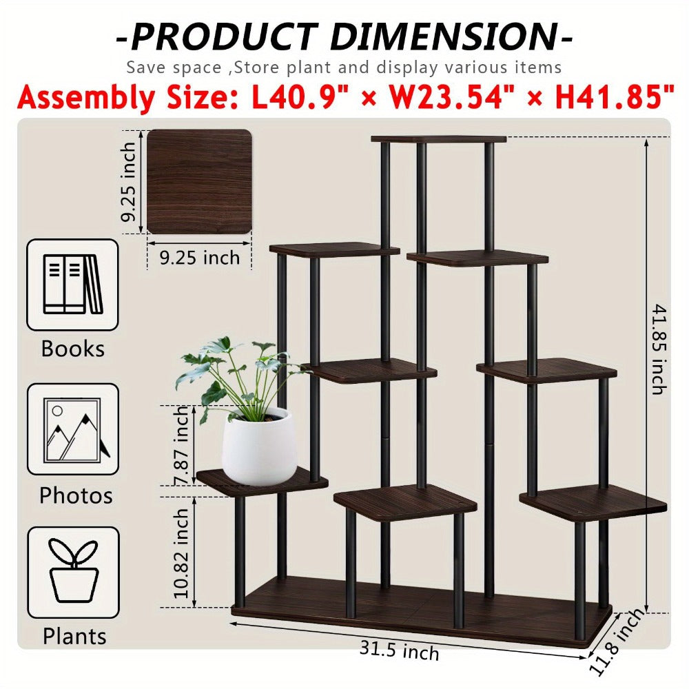 Plant Stand Indoor Multi Tier Corner Metal Flower Stand Tall Plant Shelf for Living Room Bedroom Patio for Garden, Patio and Yard Use