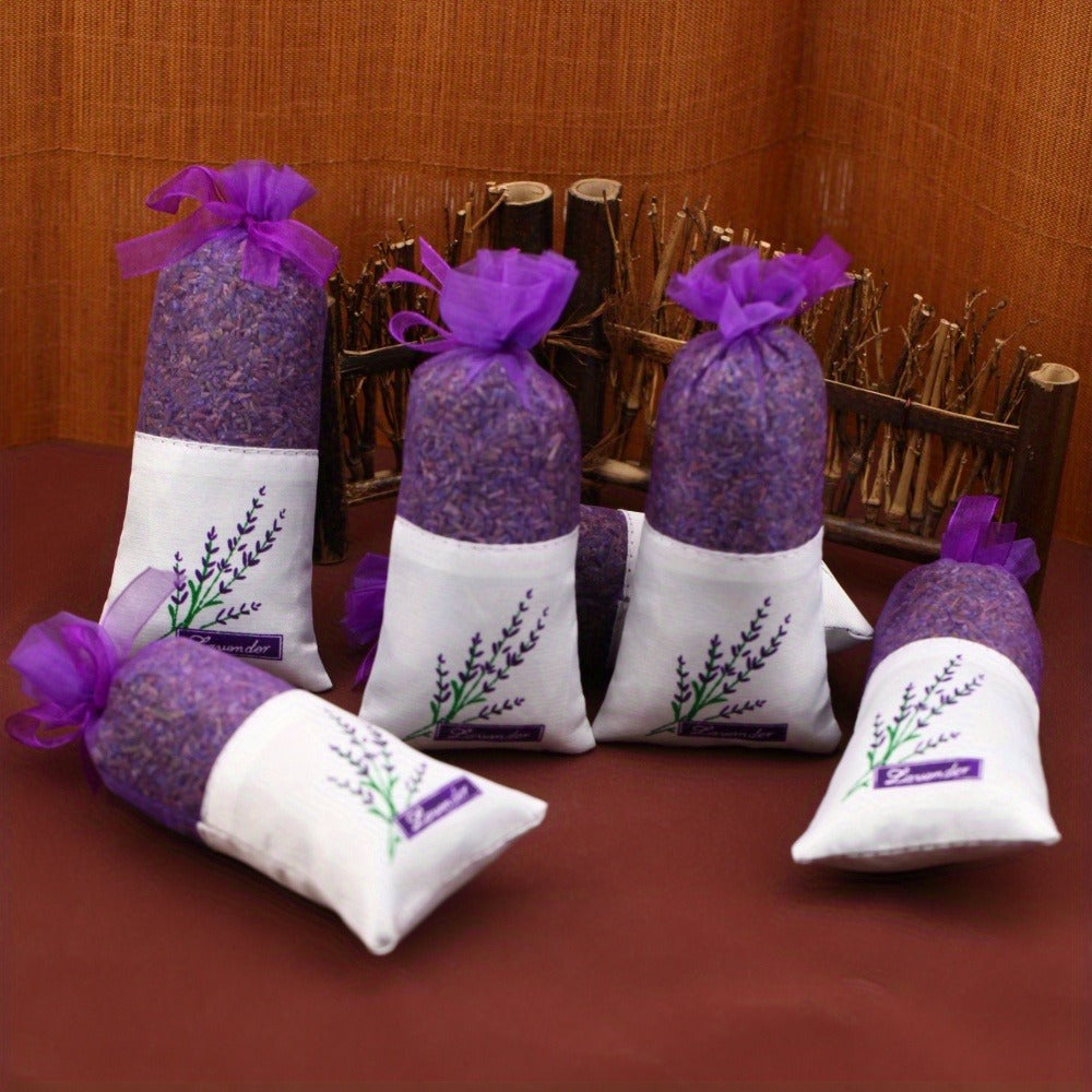 Lavender Scented Sachets Bags for Drawer Wardrobe Closet Car Fragrance - 5A Grade Fresh for Entryways, Bedrooms and Living Spaces