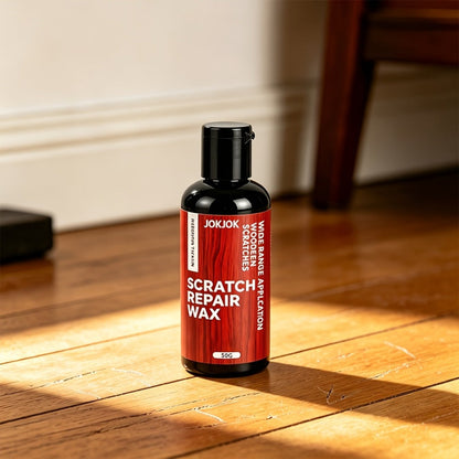 Wood Scratch Wax – Hardwood Floor & Furniture Restorer Polish for Cabinets, Doors, Tables – Fix Scratches
