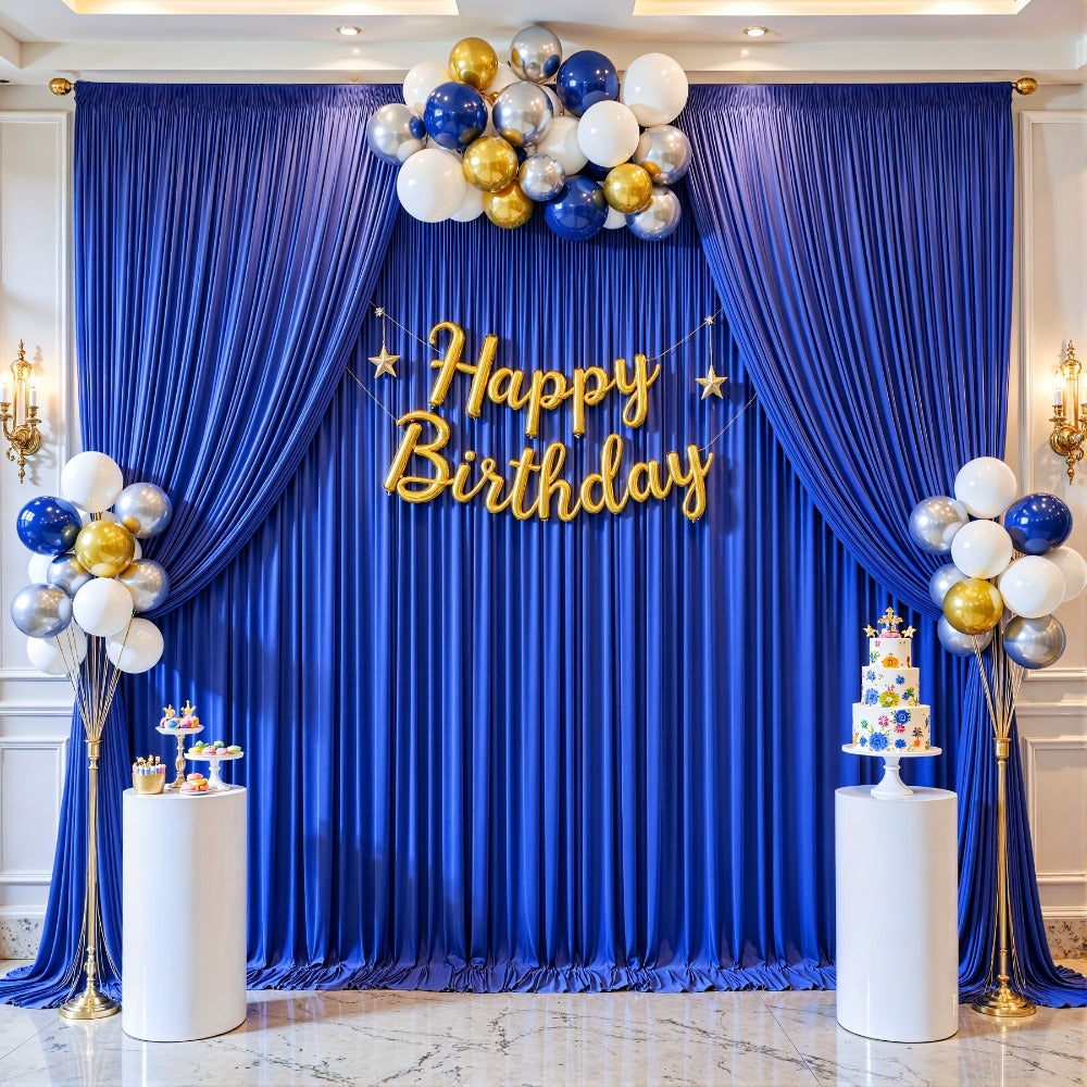 4-Pack 5x10ft Elegant Spandex Photography Backdrop | Wear-Resistant, Wrinkle-Free, Soft & Opaque Party Decoration Banners for Weddings