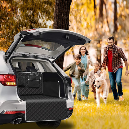 Car Trunk Mat with Storage Bag, Anti-Slip Pet Cargo Pad & Vehicle Trunk Protection Liner, Waterproof Non-Slip Bottom