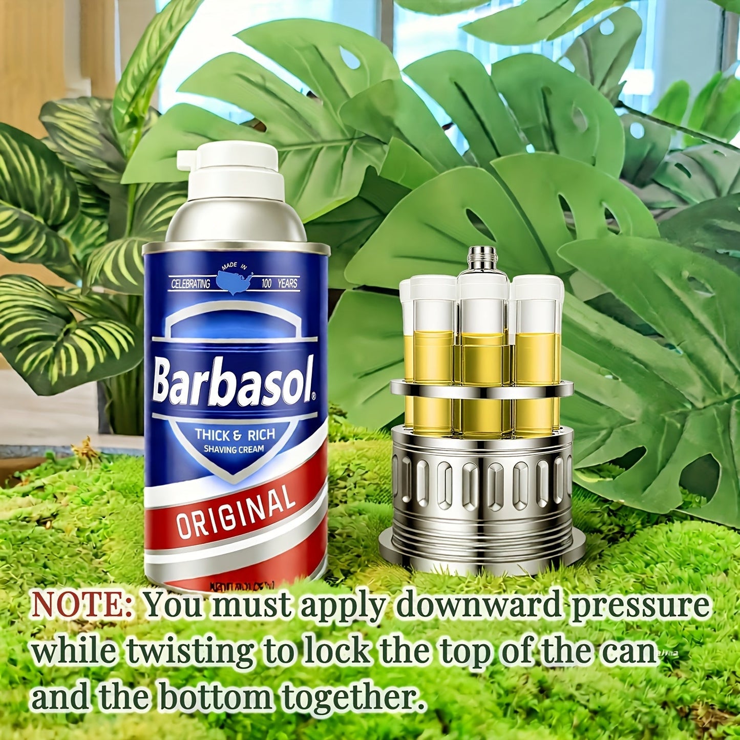 Dinosaur DNA Cryo Canister with Pop-Up Test Tube Rack - 10 DNA Sample Tubes, Movie Prop Replica