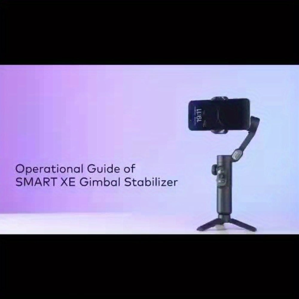 AOCHUAN Foldable 3-Axis Gimbal Stabilizer with Extendable Pole & Panoramic Gesture Control, AI Face Tracking Phone Gimbal