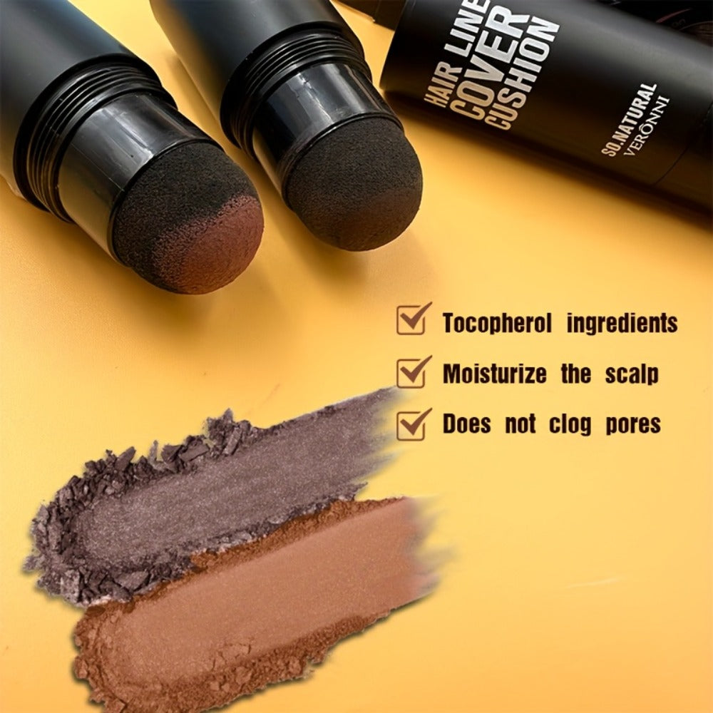 Hairline Shadow Powder Stick 2-Pack Concealer - Instant Root & Hairline Coverage for Thinning Hair