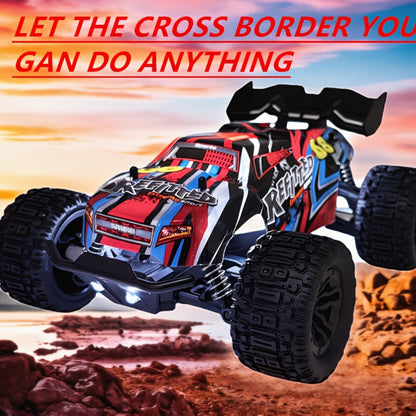 1:18 Scale RC Off-Road Car 35+ KM/H 4WD, 2.4GHz High Speed Remote Control Truck, Hobby Grade RC Racing Crawler for Kids & Adults