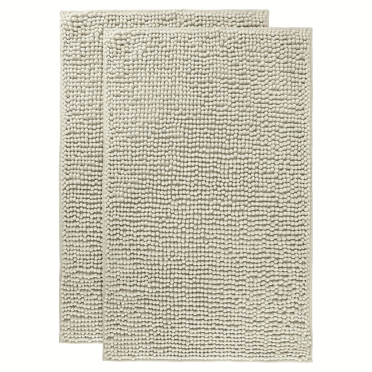 Chenille Bath Rug Extra Thick Bathroom Mat, Multiple Sizes & Colors for Entryways, Bedrooms and Living Spaces