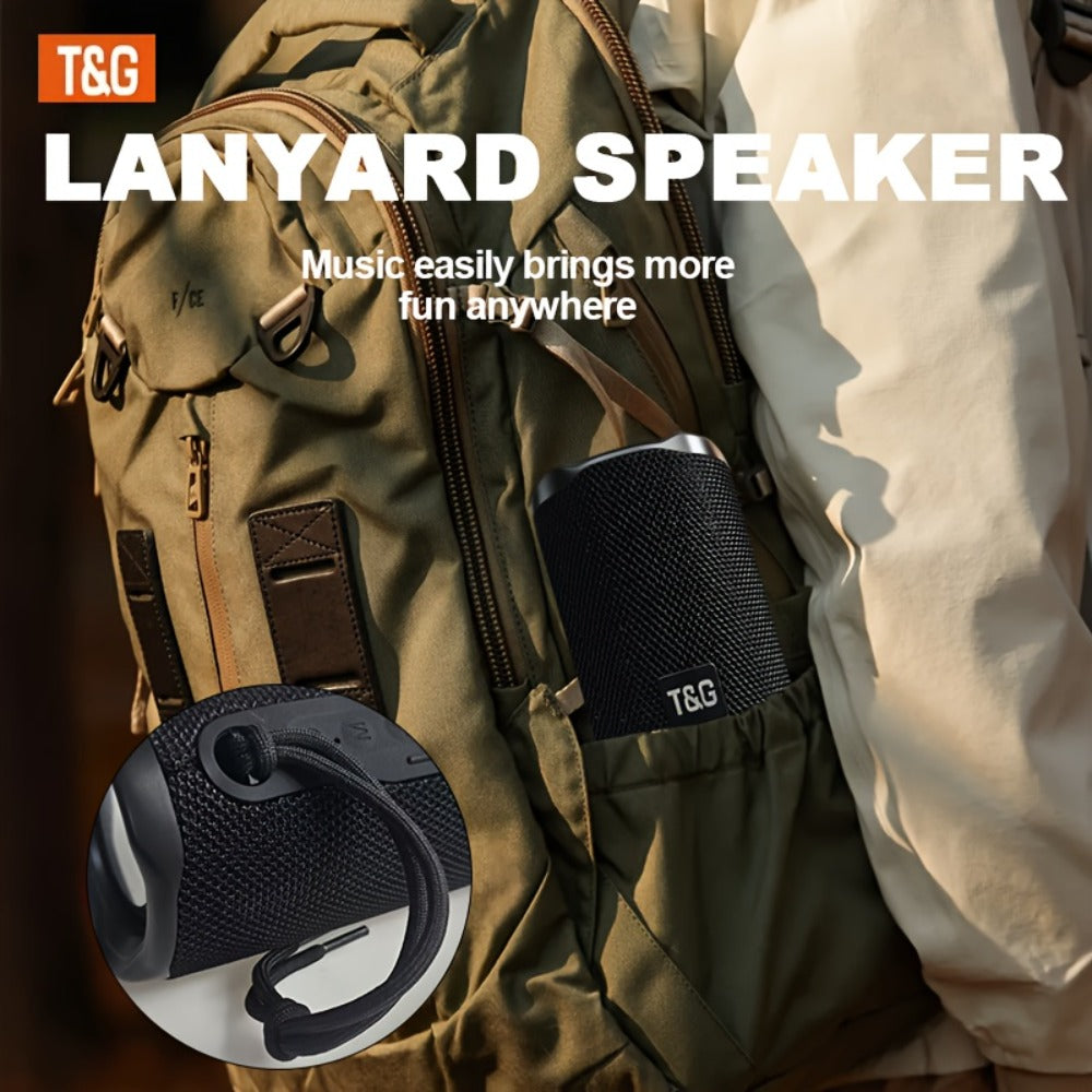 Portable Bluetooth Speaker TG117 with 10W Output, IPX4, 1200mAh Battery, 33ft Range and Mic