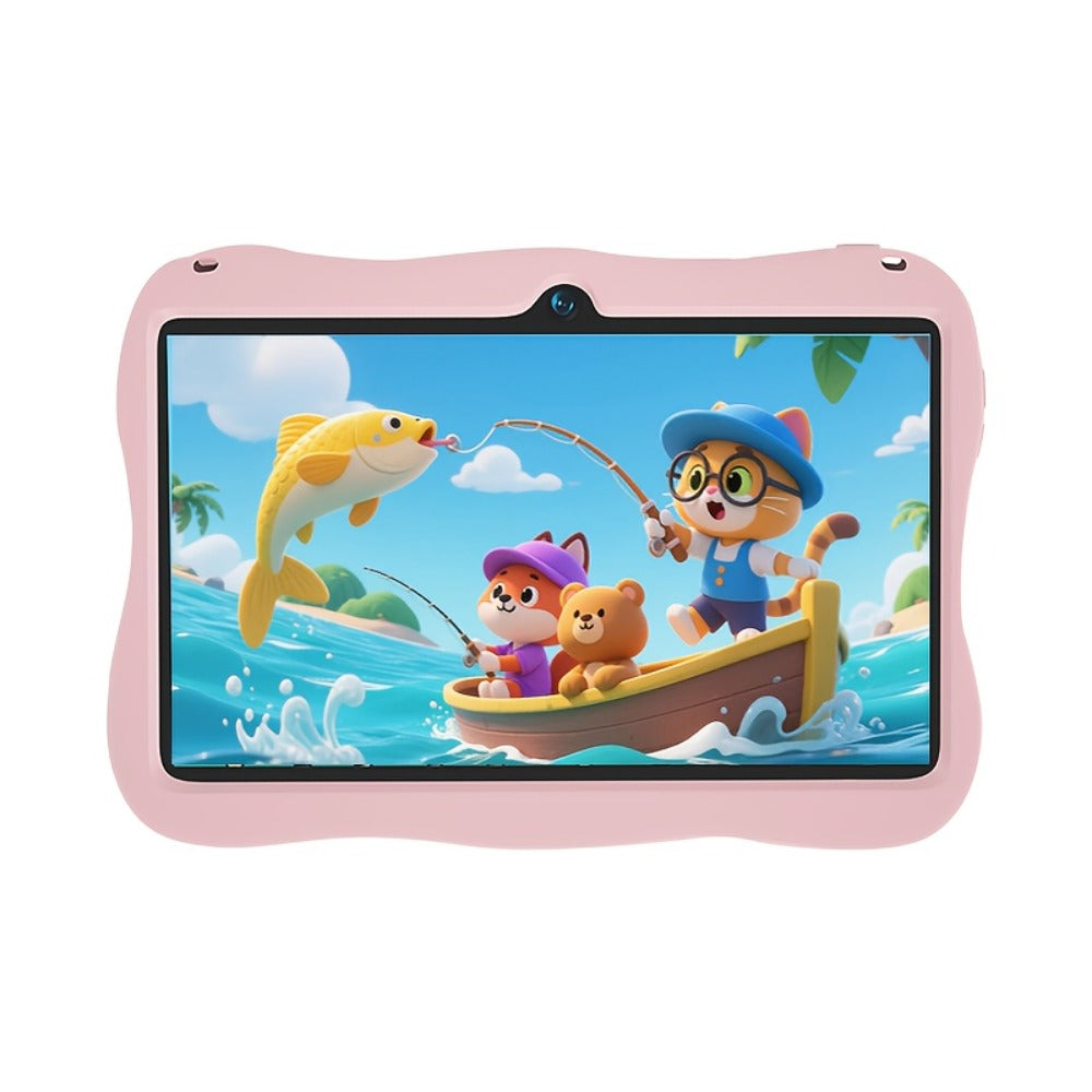 Kids Tablet 7 Inch with Android 14, 4GB RAM, 128GB Built-In Storage, WiFi 5 and Dual Cameras