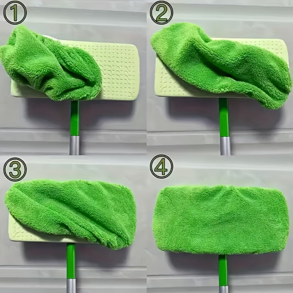 Microfiber Mop Pads 15-Pack Compatible with Swiffer Sweeper Reusable Washable Wet Dry Mopping Cloths Refill Pads for Hardwood Vinyl Tile