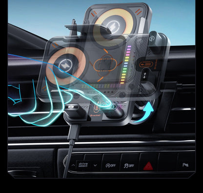 Car Wireless Charger 15W Auto-Align Smart Sensor FOD Detection Auto-Sensing Infrared Clamp 4mm for an Everyday Personal Care Routine