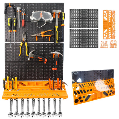 Tool Organizer Set, Multi-Functional Wrench, Screwdriver, Drill Bit & Hammer Storage Rack for Entryways, Bedrooms and Living Spaces