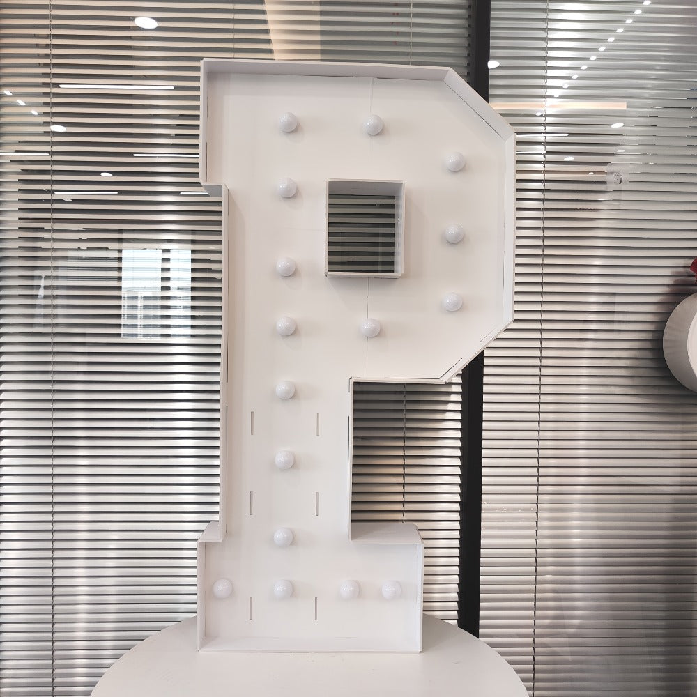 LED Letter Lights 4FT Tall Marquee Letter Lights A-Z Alphabet Light Up Letters with Cool White LED for Wedding