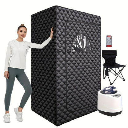 Portable Sauna, Steam Sauna Tent Home Spa Gym Yoga Detox Relaxation for Garden, Patio and Yard Use