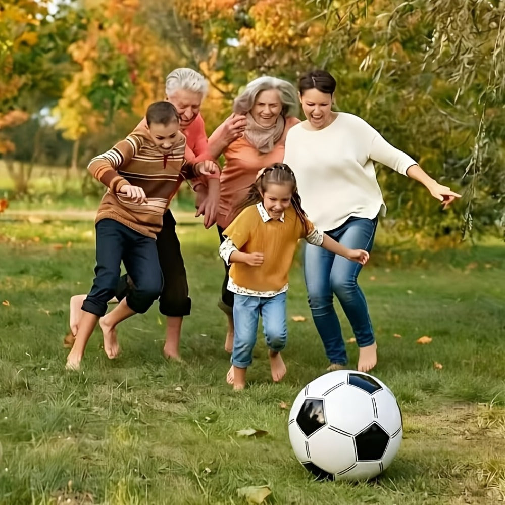 Bulk Inflatable Soccer Balls 16 Inch Colorful Outdoor Footballs Set with the Listed Color, Size or Set Options for Everyday Use