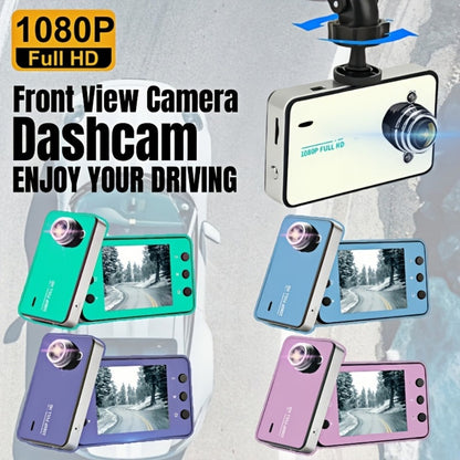 1080P Dash Cam with Night Vision & Loop Recording – 2.2" Car DVR Camera, Suction Cup Mount, Single Lens, No SD Card Required