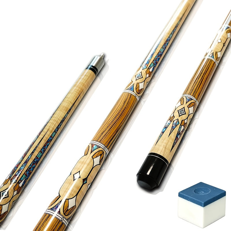 Vintage Maple Pool Cue Stick 58 Inch 20oz – Classic Retro Design Billiard Cue with 3 Style Options – Perfect Gift for Dad
